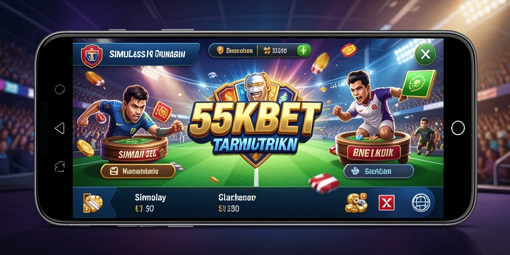 Tampilan gameplay menarik 55KBET yang mendebarkan