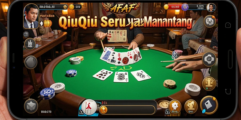 Gameplay QiuQiu yang menarik dan seru.