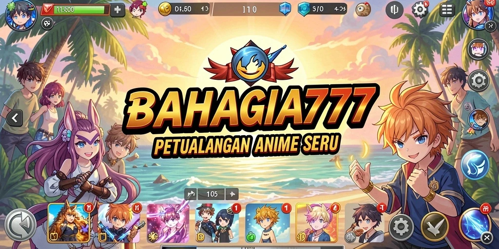 Tampilan gameplay <strong>BAHAGIA777</strong> yang menawan dan penuh warna.