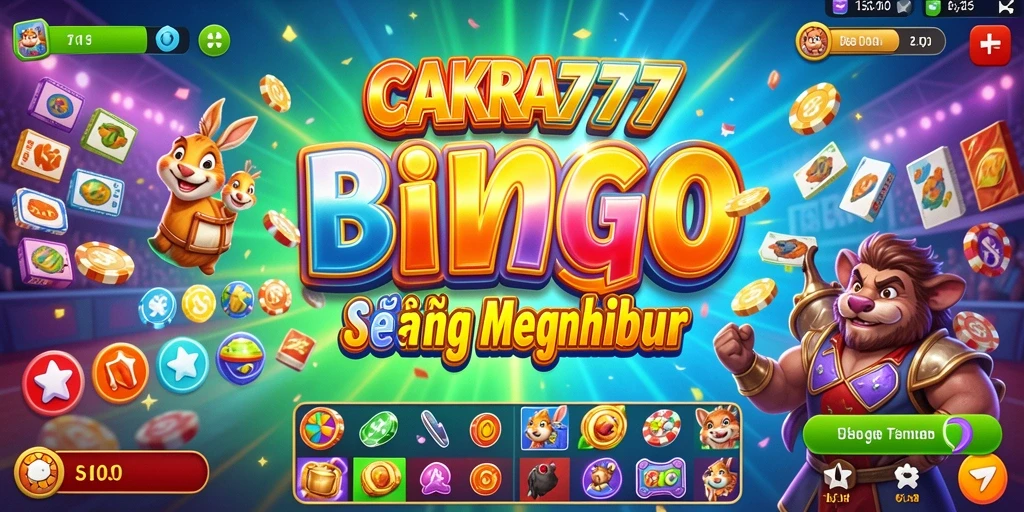 Tampilan gameplay CAKRA777 yang seru dan menghibur.