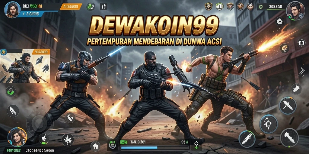 Gameplay seru dengan aksi pertempuran mendebarkan di DEWAKOIN99.