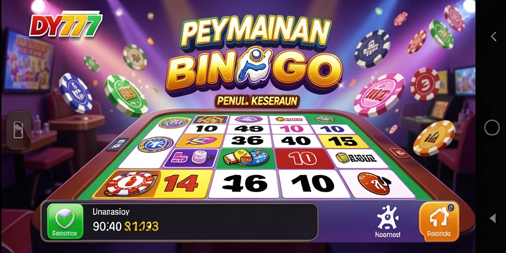 Screenshot DY777 menampilkan gameplay Bingo yang seru dan interaktif.