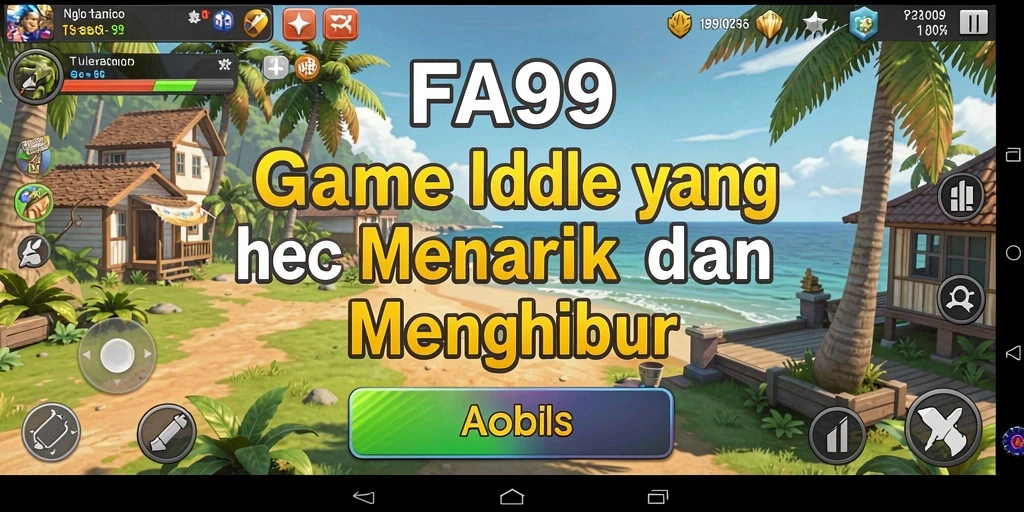 Tampilan gameplay FA99 yang menarik dalam format Idle.