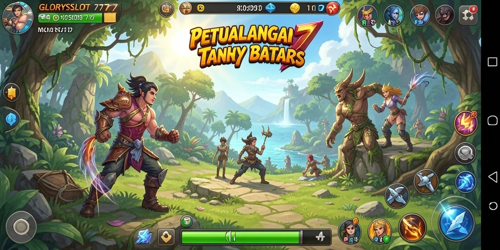 Tampilan gameplay dinamis dalam dunia terbuka GLORYSLOT777.