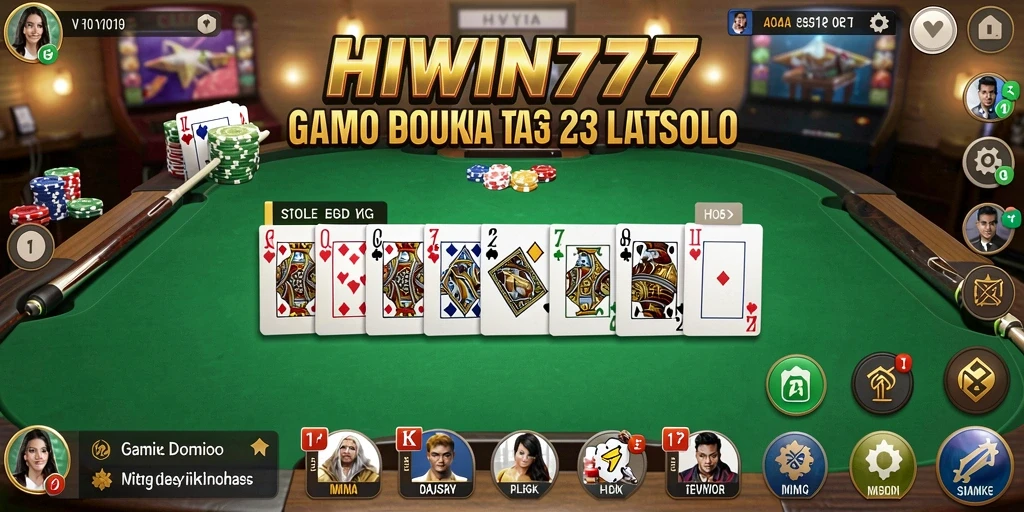 Tampilan gameplay seru dan interaktif pada HIWIN777.
