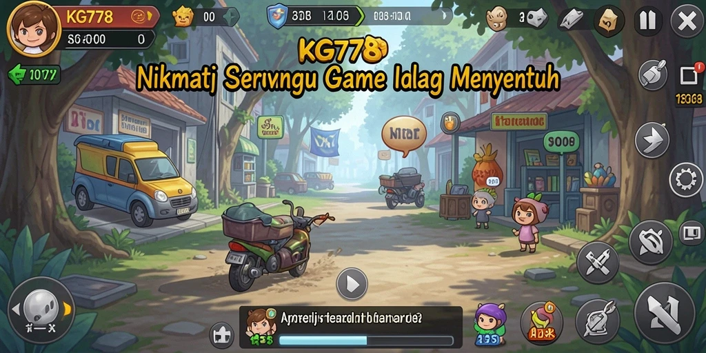 Screenshot utama KG778 menampilkan gameplay santai yang seru.