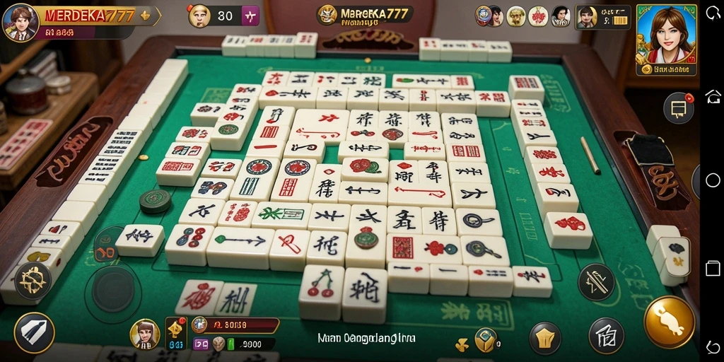 Gameplay menarik MERDEKA777 dengan ubin Mahjong yang cerah dan menantang.