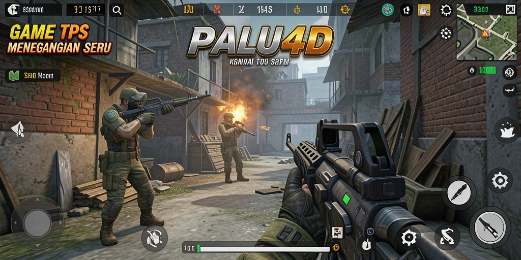 Tangkapan layar menampilkan aksi seru dalam PALU4D.
