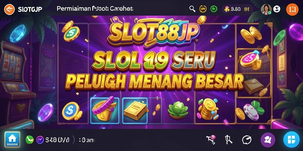 Tampilan menarik dari SLOT88JP dengan efek suara yang menegangkan.
