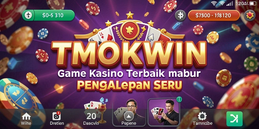 Screenshot gameplay TMOKWIN memperlihatkan aksi mendebarkan di permainan Kasino.